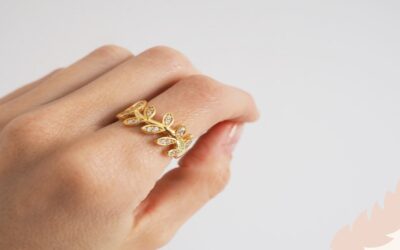 Joyería de oro 14k inspirada en la naturaleza: diseños únicos y significativos