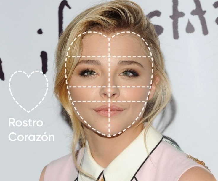 Joyas para rostro en forma de corazón